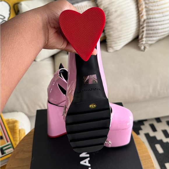 LAMODA Goodbye Forever Platform Heart Heels - Picture 4 of 7